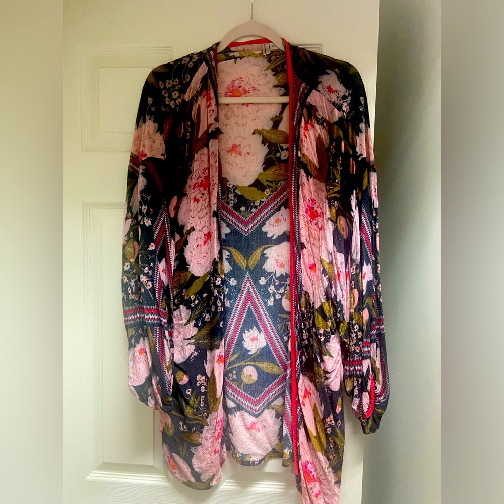 Anthropologie Kimono O/S